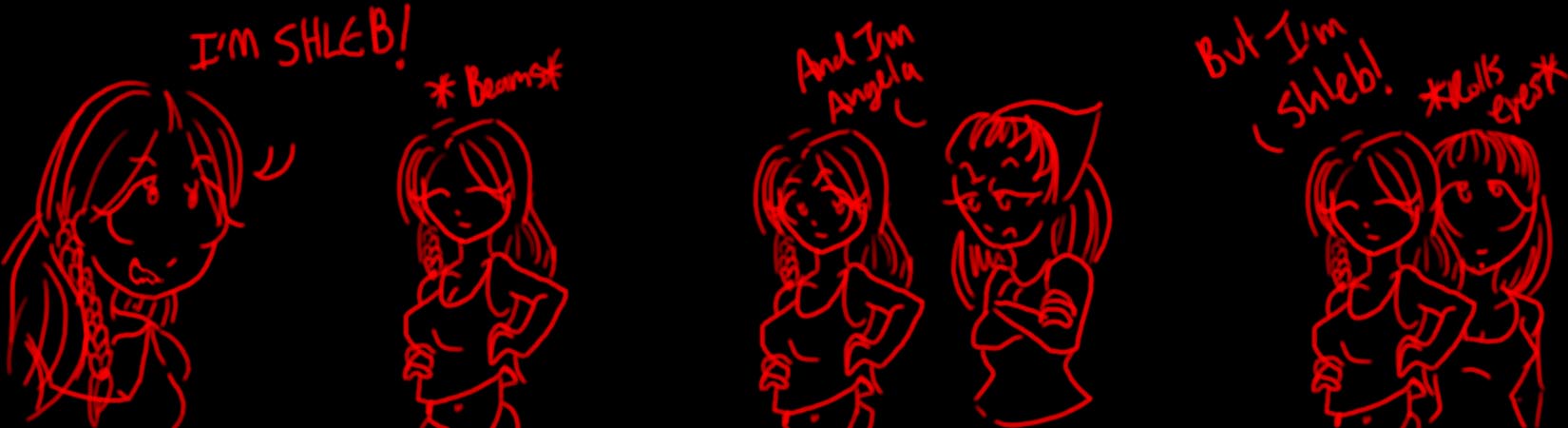 My original website had a black background, which is why most of these comics are black.
